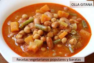 Olla gitana - Recetas vegetarianas populares