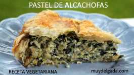 Pastel de alcachofas