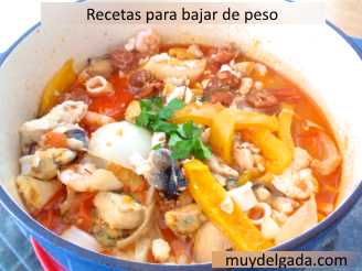 Cazuela de pescado - Receta para bajar de peso