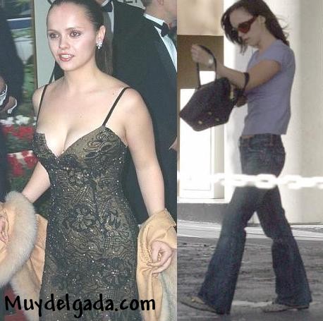 Christina Ricci anorxica